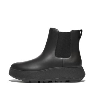 Fitflop + F-Mode Waterproof Leather Flatform Chelsea Boots