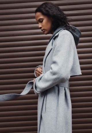 Hush + Wool Belted Trench Coat