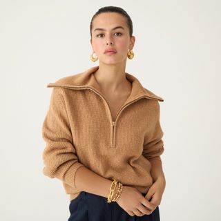 J.Crew + Half-Zip Sweater