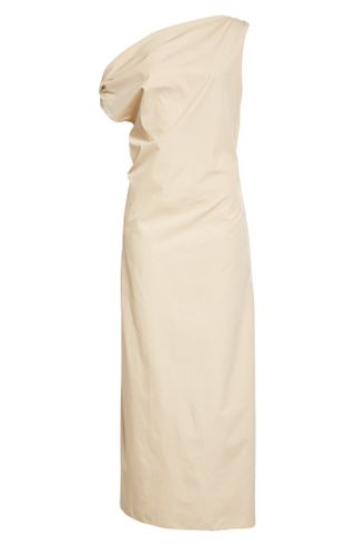 The Row + Bamaris Convertible Shape Cotton Maxi Dress