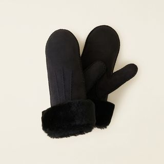 Roots + Shearling Mitten
