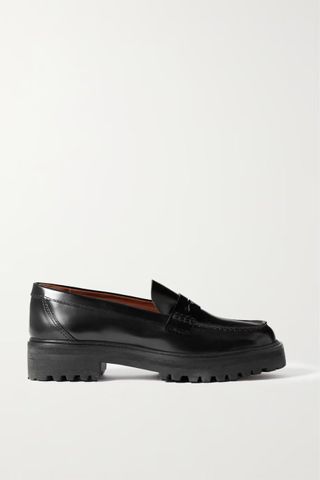 Reformation + Agathea Leather Loafers