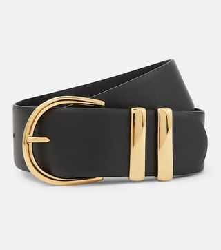 Khaite + Bella Leather Belt