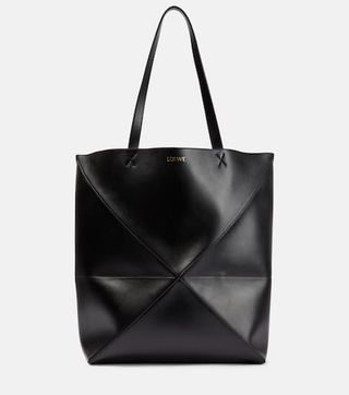 Loewe + Puzzle Fold Large Leather Tote Bag