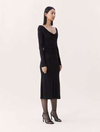 Ninety Percent + Inver Dress in Black