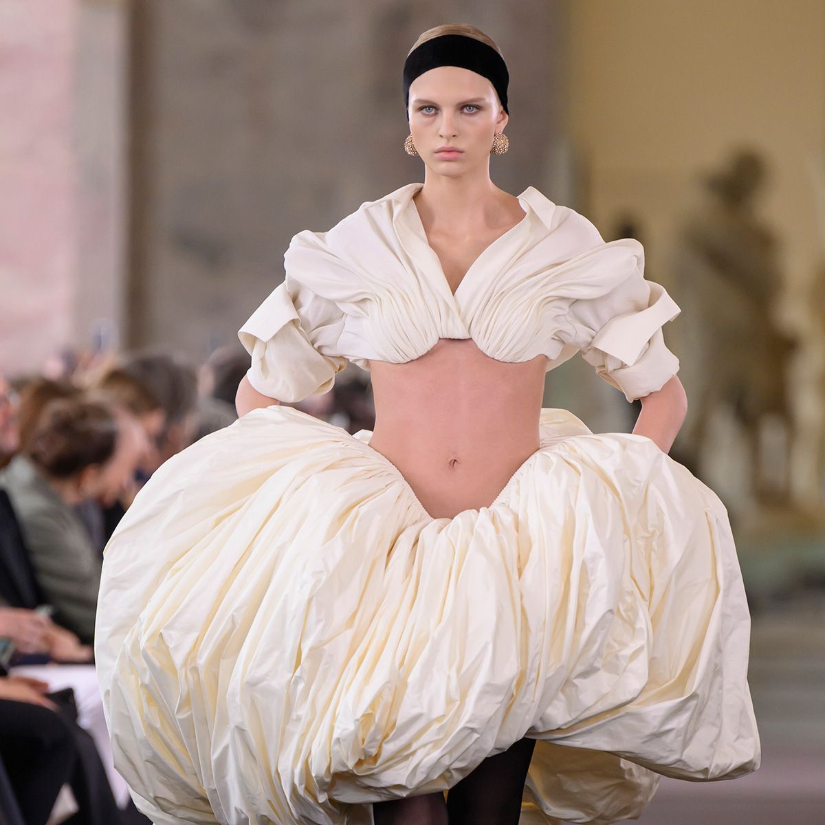 schiaparelli pleated dress LOOK 17