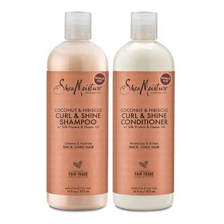 SheaMoisture + Coconut and Hibiscus Curl and Shine Set