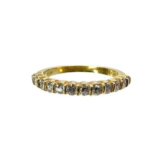 Unbranded + 18K Yellow Gold 0.36ctw Diamond Ring Sz. 5.75