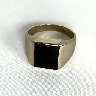 Unbranded + Vintage Mens 10K Yellow Gold With Black Onyx Ring 9.75 Size With Appraisal