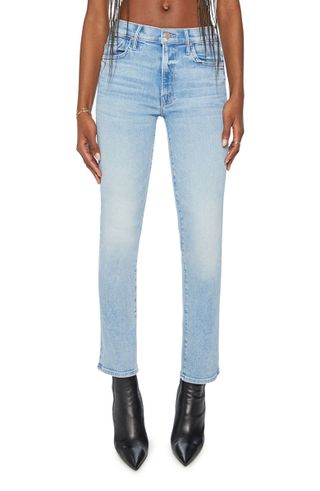 Mother + The Insider Crop Straight Leg Jeans