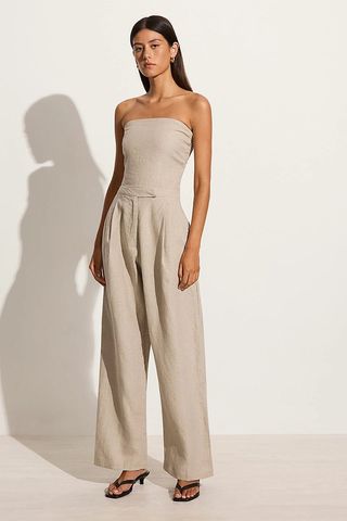 Faithfull the Brand + Cedros Pant in Natural