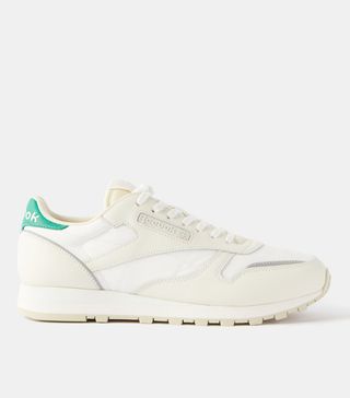 Reebok + Classic Leather and Mesh Trainers