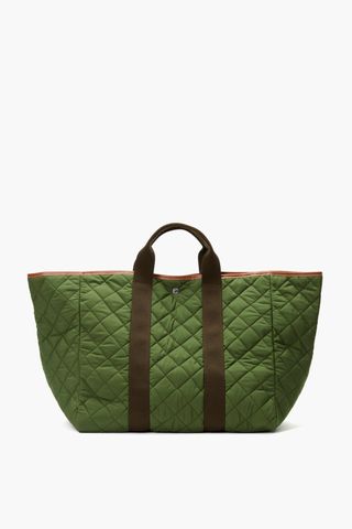 Rue De Verneuil + Kaki Traversee L Quilted Tote
