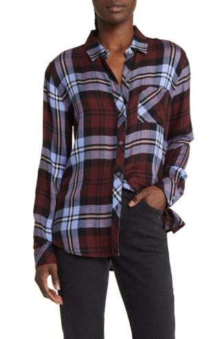 Rails + Hunter Plaid Button-Up Shirt
