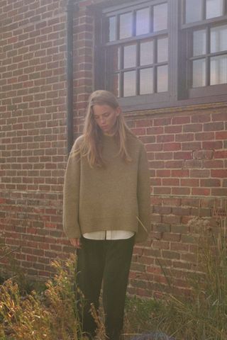 Zara + Oversize Wool Blend Sweater