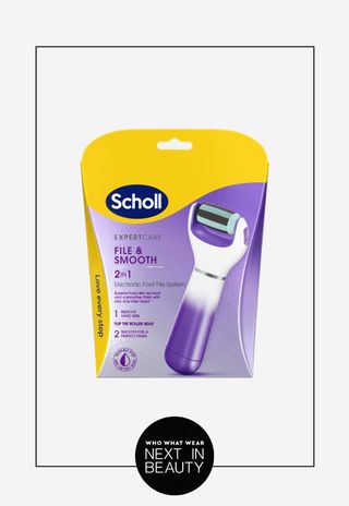 Scholl + Expert Care File & Smooth 2-in-1 Electronic Foot File
