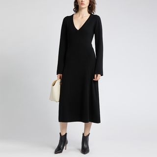 Argent + Everyday Long Sleeve Merino Wool Sweater Dress