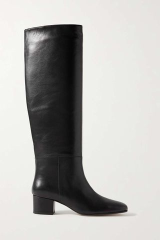 Staud + Nancy Leather Knee Boots