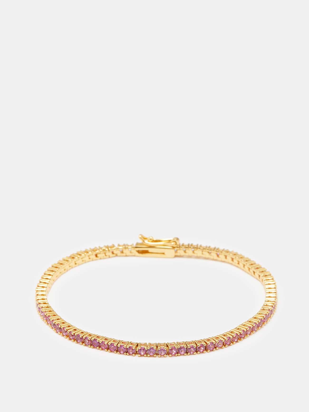 Roxanne Assoulin + Rally Cubic Zirconia & Gold-Plated Tennis Bracelet