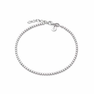 Daisy London + Beaded Chain Bracelet Sterling Silver