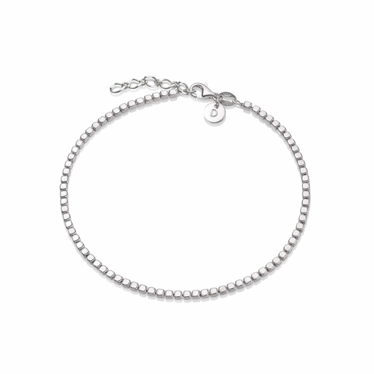 Daisy London + Beaded Chain Bracelet Sterling Silver