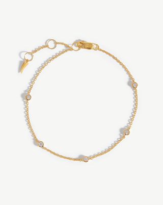 Missoma + Fine Floating Diamond Bracelet | 14ct Solid Gold