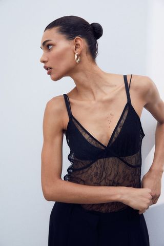 H&M + Lace Camisole Top