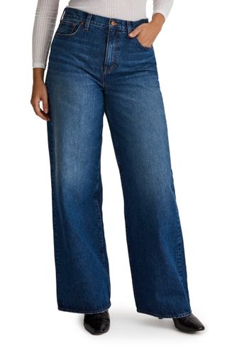Madewell + Superwide Leg Jeans