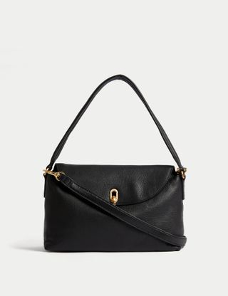 M&S Collection + Leather Shoulder Bag