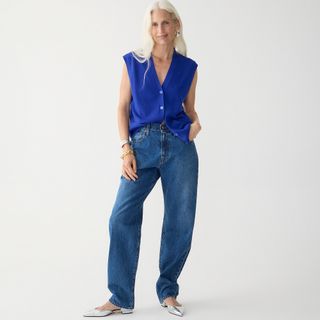 J.Crew + Slouchy-Straight Jeans