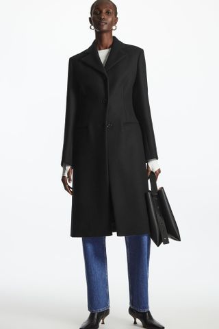 COS + Wool Blend Waisted Coat