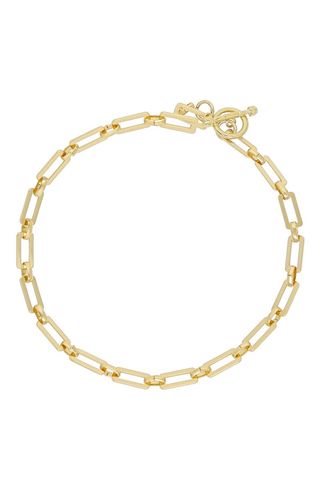Ben-Amun + 24k Gold Electroplate Oval Link Chain Necklace