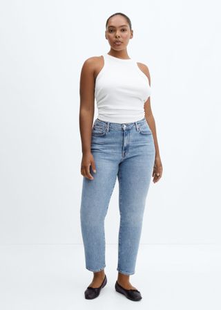 Mango + Slim Cropped Jeans