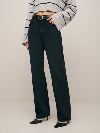 Reformation + Val 90s Mid Rise Straight Jeans