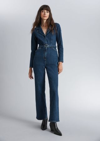 & Other Stories + Belted Jumpsuit