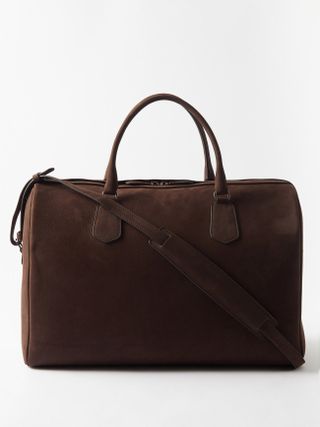 The Row + Iowa Suede Holdall