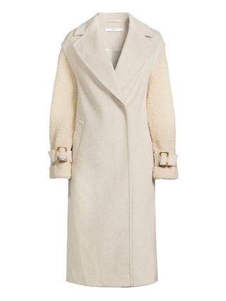 Very x Michelle Keegan + Boucle Sleeve Formal Longline Coat