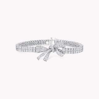 Graff + Tilda's Bow Diamond Double Strand Bracelet