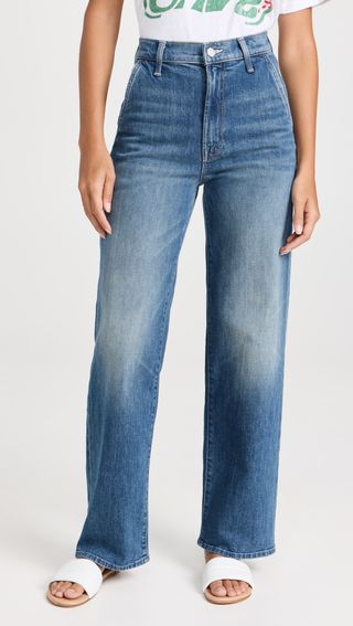 Mother + High Waisted Spinner Skimp Jeans