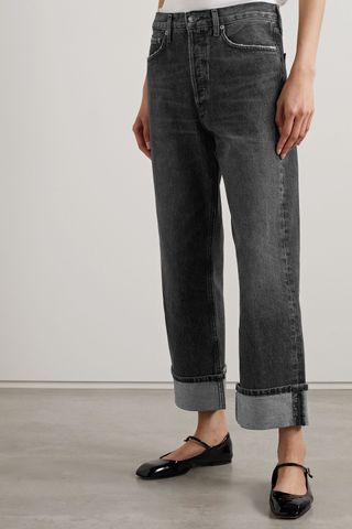 Agolde + Fran Cropped Straight-Leg Jeans