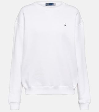 Polo Ralph Lauren + Cotton-Blend Fleece Sweatshirt