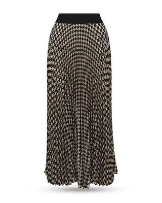 Reiss + Elessia Mono Pleated Skirt