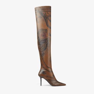 Jimmy Choo + Jean Paul Gaultier Over-the-Knee Boots