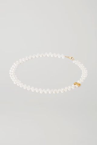 Alighieri + La Calliope Gold-Plated Pearl Necklace