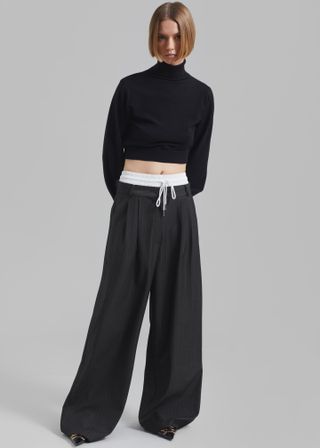 The Frankie Shop + Maroney Pleated Boxer Trousers