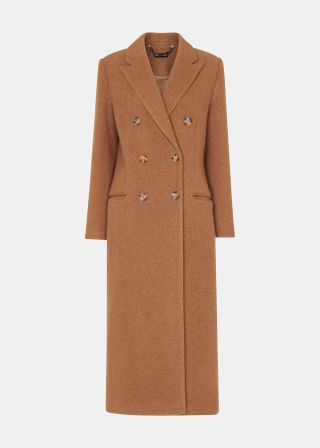 Whistles + Textured Wool Blend Coat