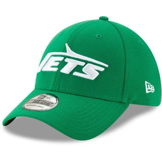 New Era + Kelly Green New York Jets Team Classic Throwback 39thirty Flex Hat