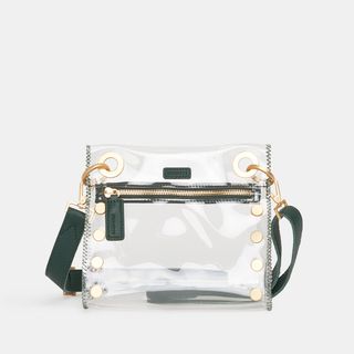 Hammitt Los Angeles + Tony Bag in Clear Grove Green/Brushed Gold