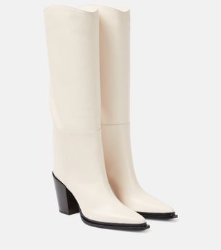 Jimmy Choo + Cece 80 Leather Knee-High Boots