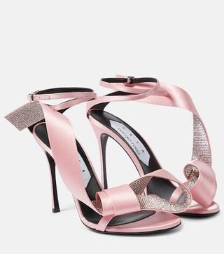 Area x Sergio Rossi + Marquise Embellished Sandals